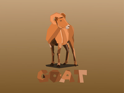 Goat illustraion art design flat graphic design icon illustration illustrator minimal vector