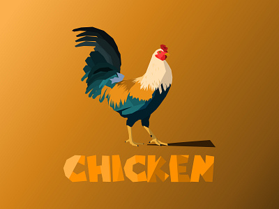 Chicken illustration art design flat graphic design identity illustration illustrator logo minimal vector