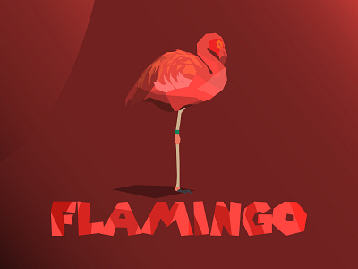 Flamingo illustration art design graphic design icon illustration illustrator minimal vector