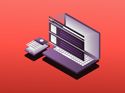 Online App Isometric