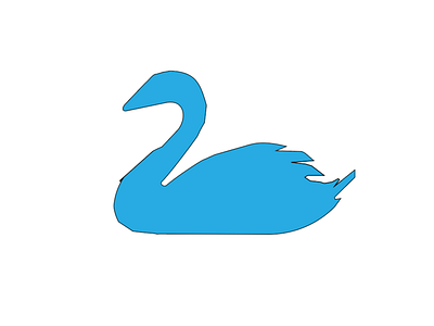 Blue Swan adobe illustrator adobe illustrator cc