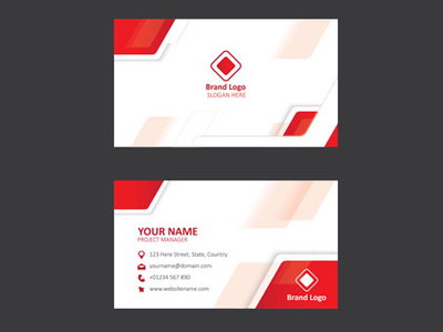 Asymmetric elegant Business Card busines card business card id identities name