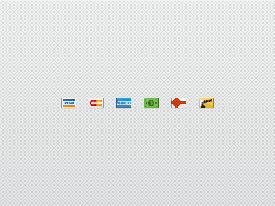 Mini payment icons