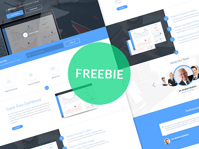 [FREEBIE PSD] Landing Page 'WOWStream'