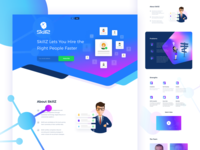 FREEBIE - One Page Corporate Agency PSD Template by Imran Khan - Dribbble