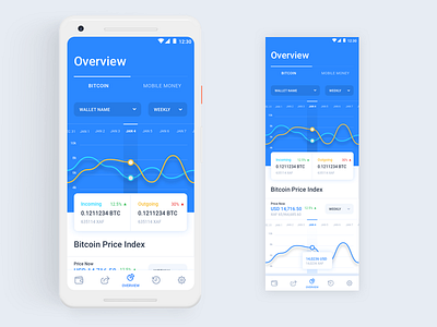 Bitcoin Wallet Overview Dashboard blockchain crypto currency crypto wallet dashboard design digital wallet interaction overview typography ui ux