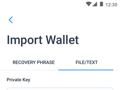 Import Wallet