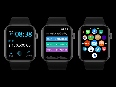 Mobile banking app: Apple watch