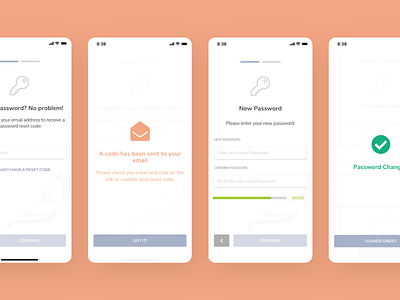 Healthcare Employee App - Reset password app calendar design employee forgot forgot password ios mobile mobile app password reset password scheduling shifts sketch ui uiux