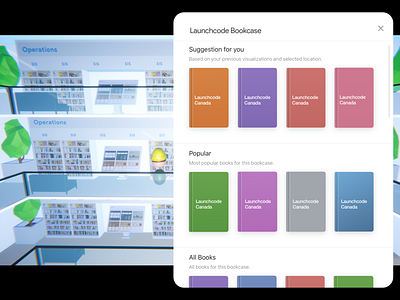 3D Library - Bookcase 3d blender book bookcase bookshelf data data visualization design game gamification risk risk analysis risk management sketch ui ux