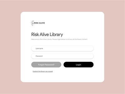 3D Library - Login page clean design forgot password game gamification library login login page minimalist risk sketch ui ux web app web design