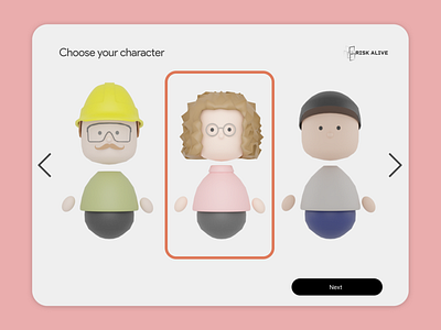 3d Library Pick Your Character By Luiz Lizardo For Launchcode On Dribbble