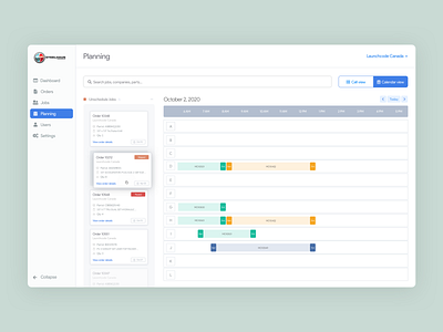 Scheduling calendar calendar design calendar ui clean ui flat job job board jobs planning react responsive schedule scheduler scheduling sketch ui ux web web app web design