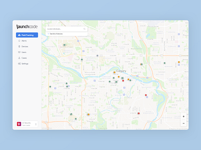 Field Tracking App app blue clean design location app location tracker map maps minimal monitoring responsive responsive design sketch tracker tracking tracking app ui ux web app web application