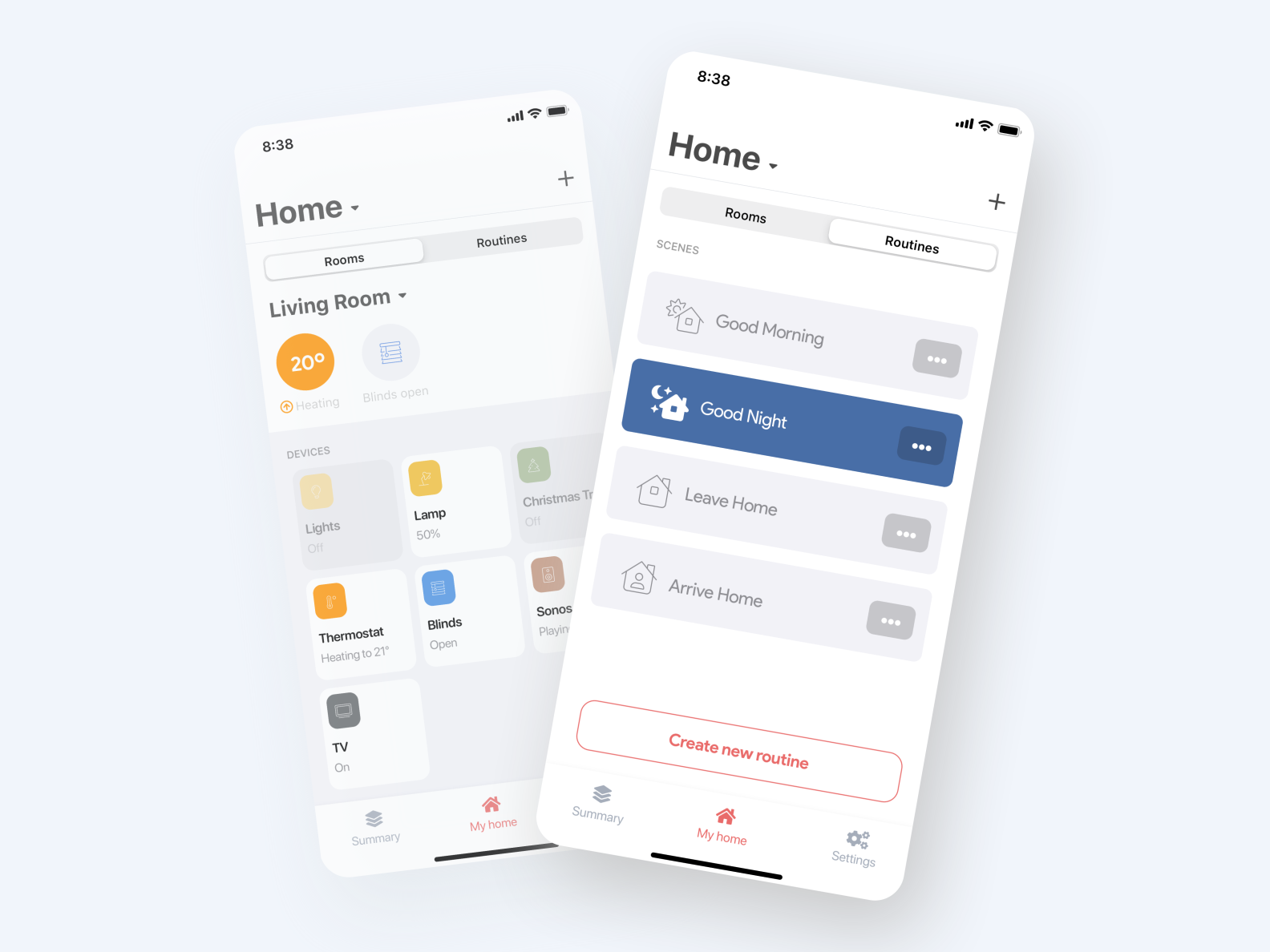 Smart Home App - Controllers by Luiz Lizardo for launchcode on Dribbble