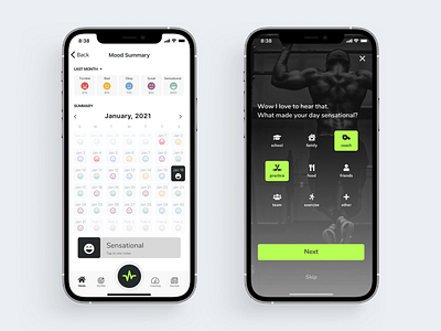 Athlete App - Mood Tracking