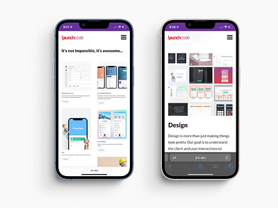 Launchcode Website clean company website design mobile offering portfolio previous projects project page react responsive service service page simple sketch tech company ui ux website what we do