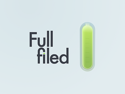 Full filed file compression gauge science test tube