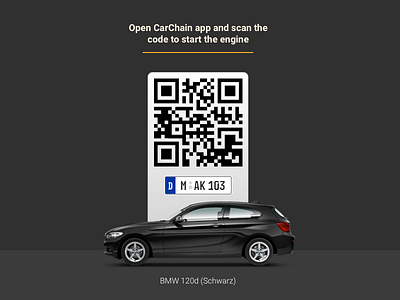 Car Dashboard Login authentication blockchain bmw car car2go drivenow login qr code ride share sharedride two factor