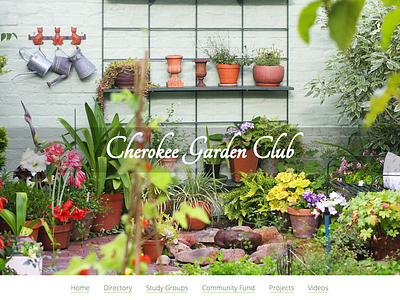 Garden Club above the fold beautiful club flowers garden gardening plants simple