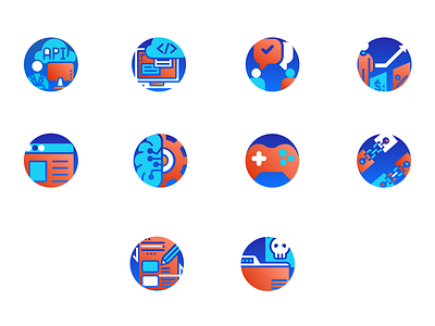 Spot Illustrations for Software Services design icon illustration illustrator ui ux vector web website