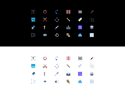 Icon Set For Design application design illustration minimal mobile application ui ux vector web