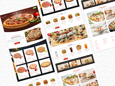 Food website for Pizzaa