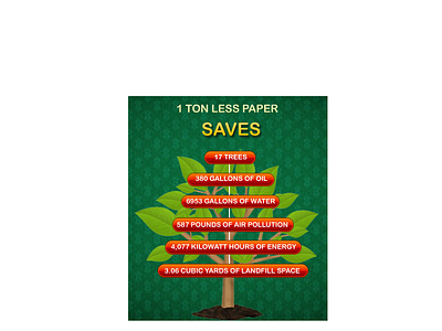 Save Tree vector