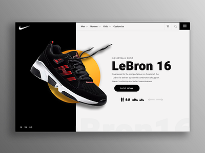 Nike Web Design web