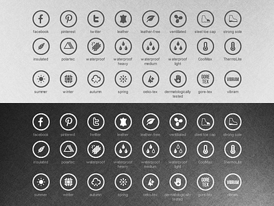 Mountain Wanderer webshop icons icon icon set outdoor webshop