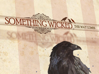 Something Wicked blog header blog header raven