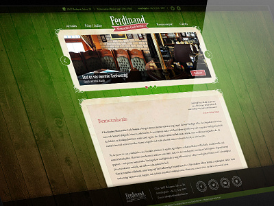Ferdinand Beerhouse webdesign beer beerhouse bier bierstube ferdinand hospoda pivo