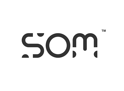 Branding for SOM bold brand identity branding design illustration logo minimal typography