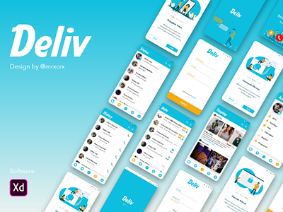 Deliv "Chat Application" chat ux ui application