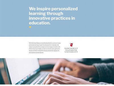 Web Design Draft for the NNU Doceo Center education higher ed higher education nnu web design