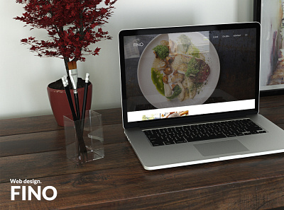 Web design. FINO design figma restaurant ui web webdesign website