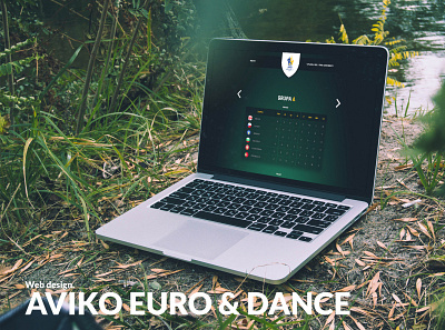 Web design. AVIKO EURO & DANCE app design figma logo ui ux vector web webdesign website