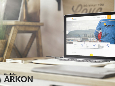 Web design. ARKON design logo logodesign ui ux vector web website