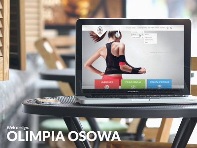 Web design. OLIMPIA OSOWA design ui ux vector web website