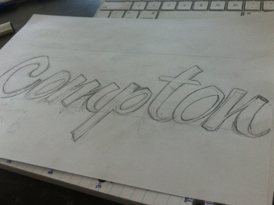 sketch 2 - compton drawing hand illustration type typography