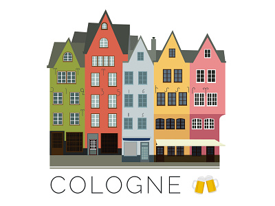 Cologne design app graphic design illustration