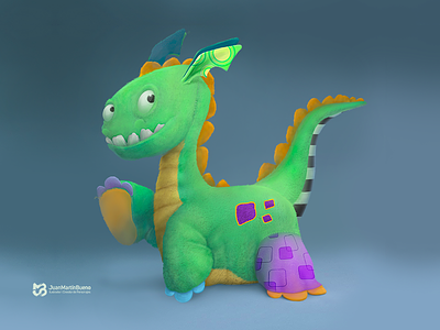 Dragon Toy arte digital character character design creación de personajes dibujo dragon illustration toy