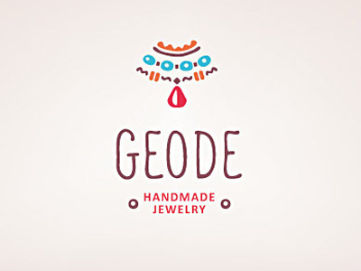 Handmade Jewelry Logo Design geode handmade jewelry logo natural