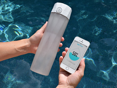 HidrateMe Smart Water Bottle And App app hardware iot mobile product