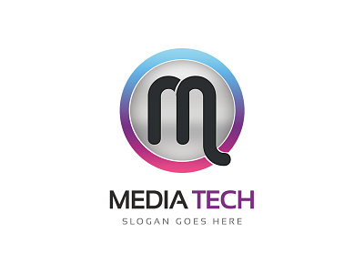 Media Tech Logo design logo media