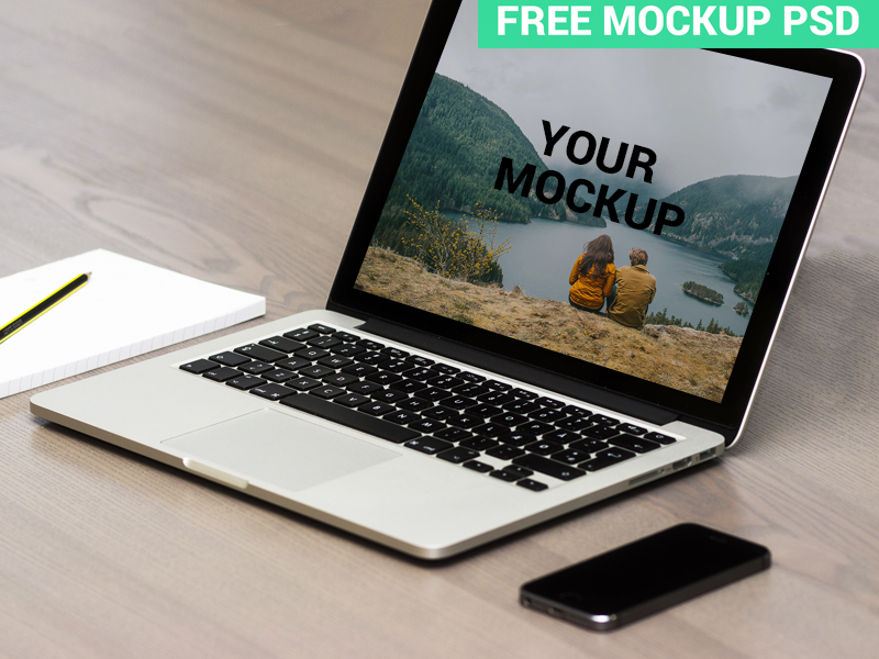 Download Free Macbook Psd Mockup by samir kumar bitt on Dribbble