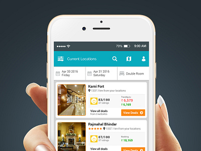 Hotel Booking App Design app booking design hotel