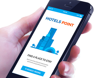 Hotels Point App Design app design hotels point