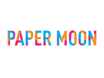 Paper Moon Logo colour flat logo