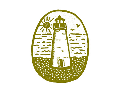 Lighthouse icon illustration lighthouse logo ocean